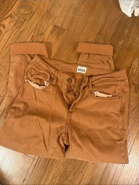 Horizon High-Rise Skinny Jeans in Rust Brown
